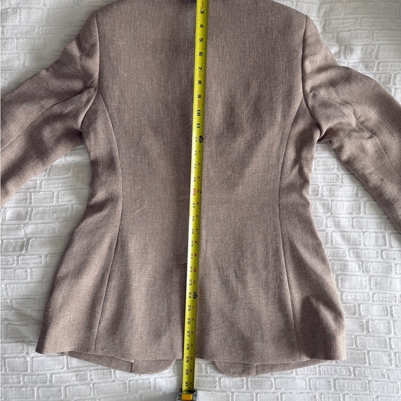 Express Tan Textured Suit- Jacket (M), Pants Size 10 - Picture 8 of 16